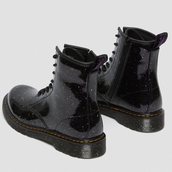 Dr. Martens 1460 COSMIC GLITTER Purple BOOTS - Picture 5 of 16